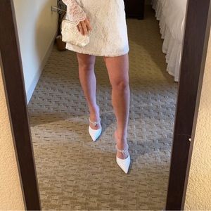 Schutz Pearl Pointed Toe Mule